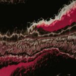 purple and white abstract painting