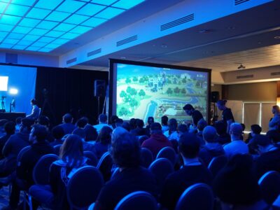 audience in a conference